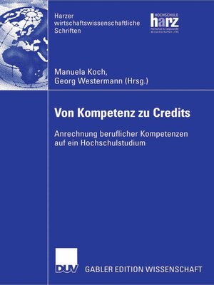 cover image of Von Kompetenz zu Credits